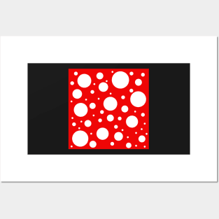 kusama yayoi inspired pattern Posters and Art